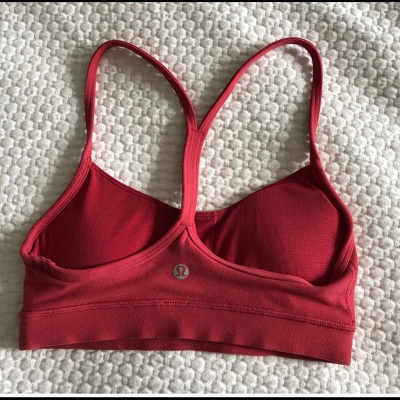 Red / pink Lululemon sports bra - Picture 2 of 3